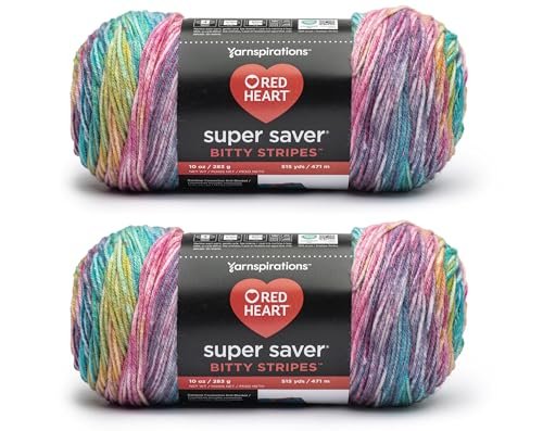 Red Heart Gumdrop Yarn – Soft Chenille Yarn for Baby Blankets & Plush Projects