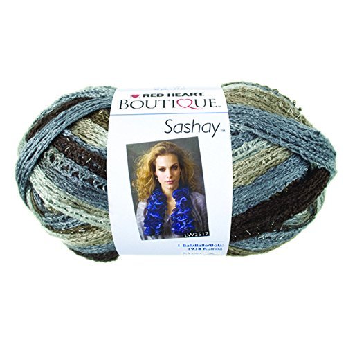 Red Heart Sashay Yarn – Ruffled Scarf Yarn