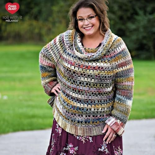 Red Heart Roll With It Melange Yarn | Redheart