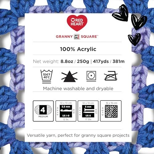 Red Heart Buttercup Yarn – Soft Chenille-Style Yarn for Baby Blankets & Plush Projects